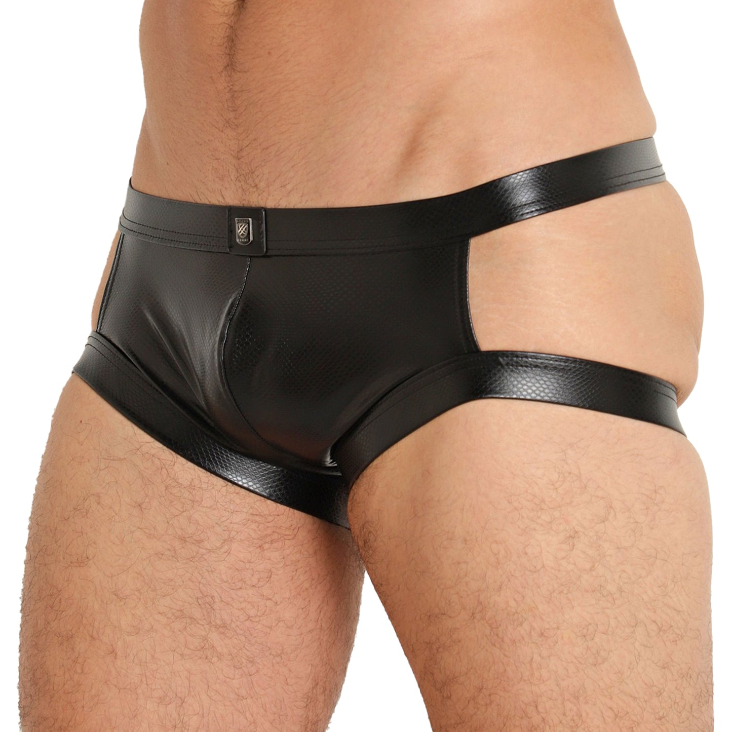 Black Python Boxer Brief