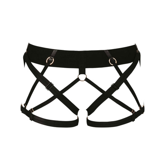 Strappy Harness Black O/S