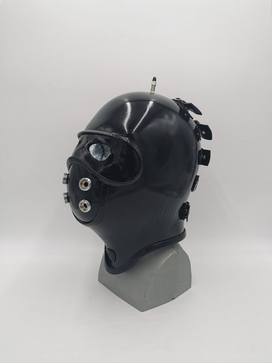 RENT Rubbers Finest EXTREME Sensory Deprivation Helmet Black