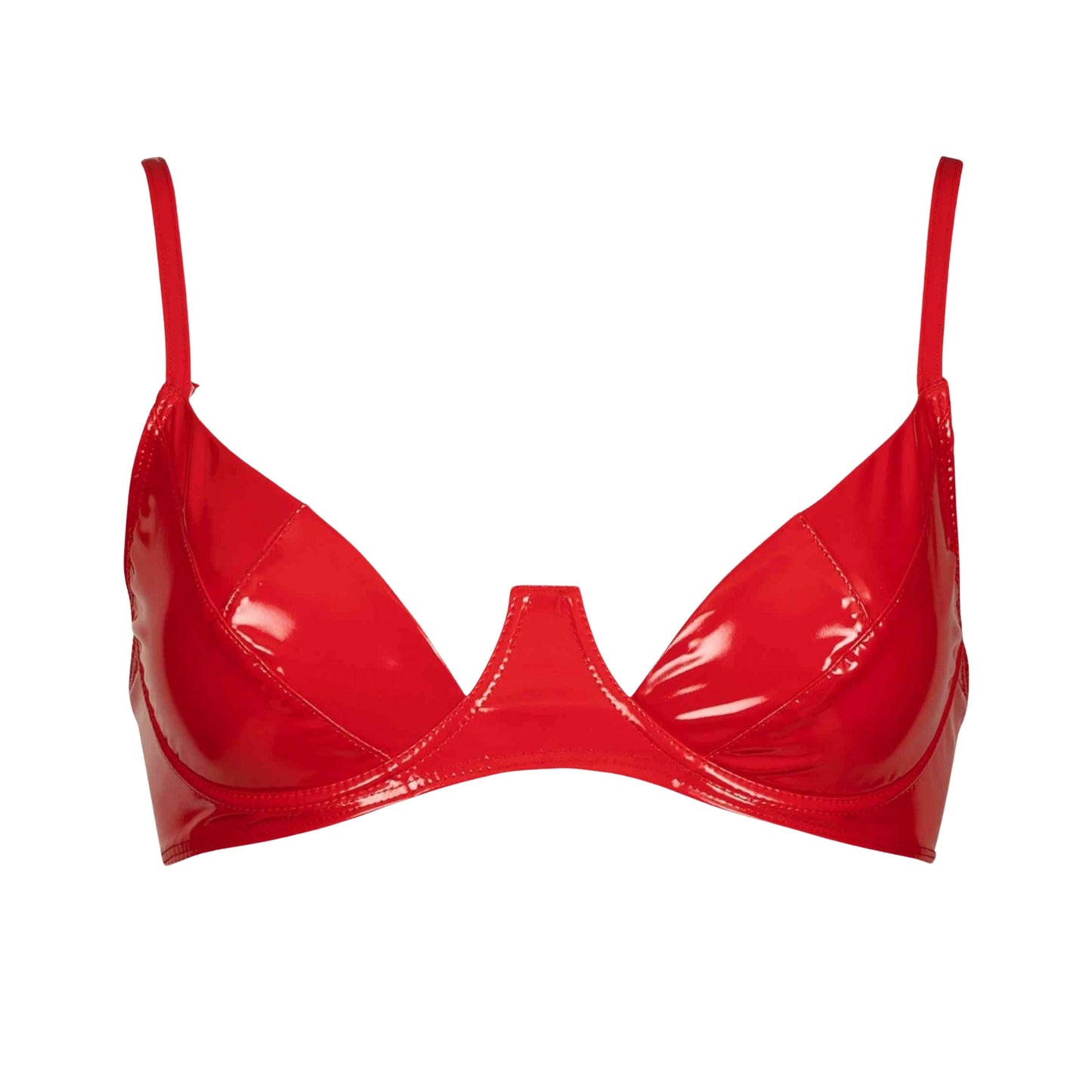 S VINYL CUP BRA