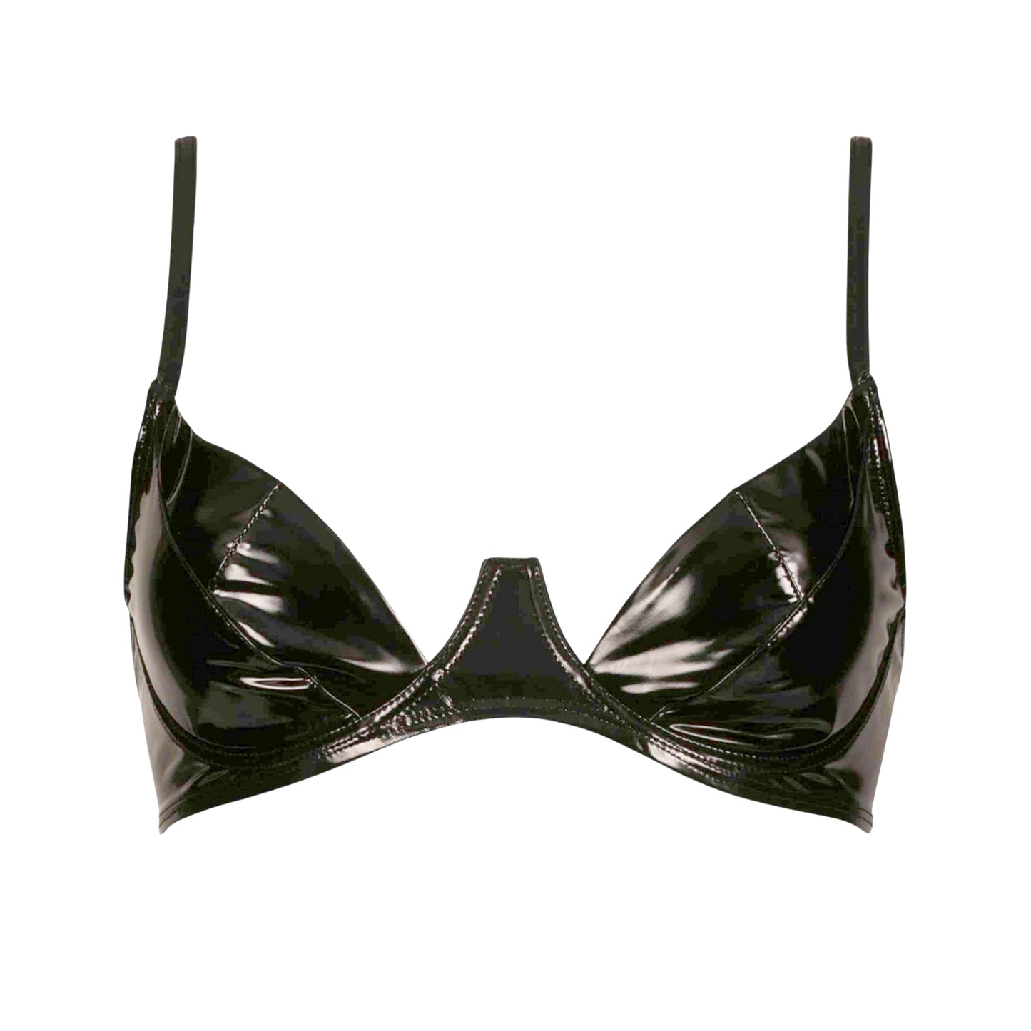 S VINYL CUP BRA