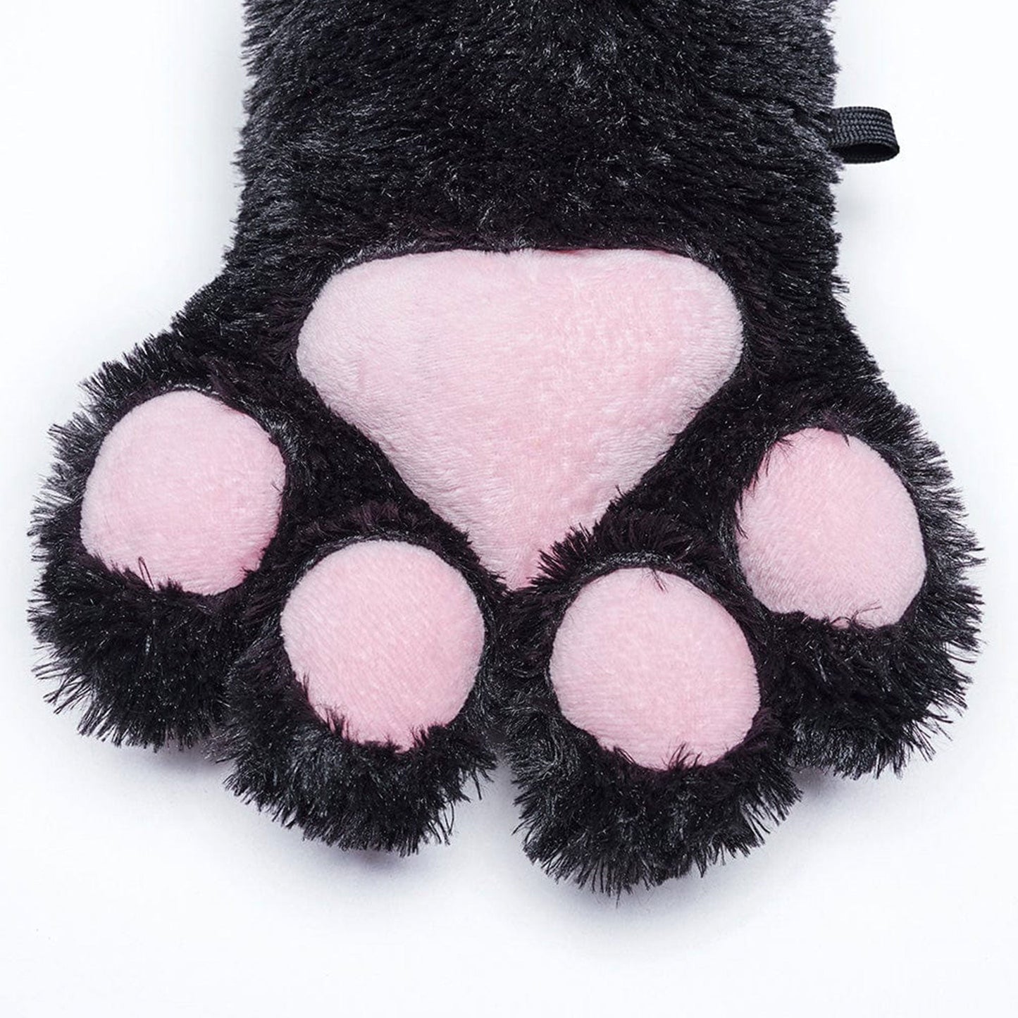 Furry gloves mittens pet-play pet-training pet bear kitty kitten cat catgirl anime kawaii cosplay yiff costume halloween rave wear ravewear rave-wear festival wear festival-wear accessories black pink