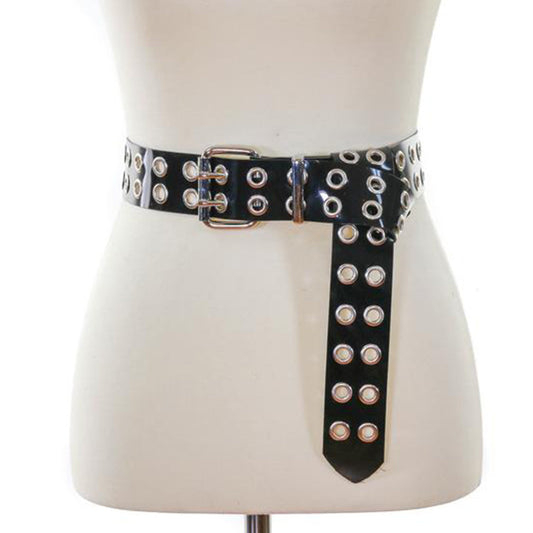 Multiple Eyelet PVC Belt