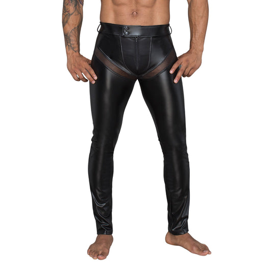 Wetlook Long Pants With 3D Net Inserts