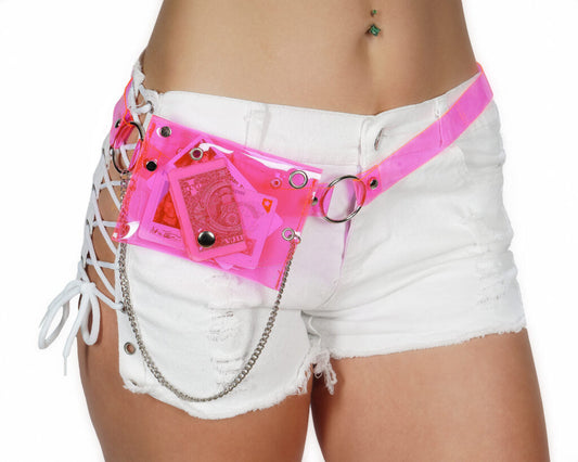 Transparent Vinyl Fanny Pack Waist Bag