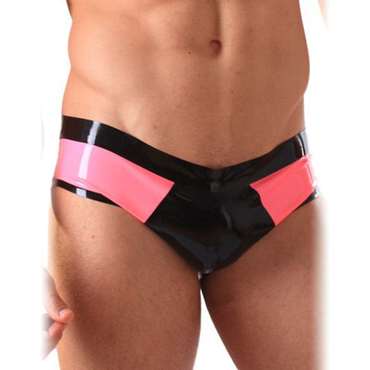 Latex Contrast Panels Smartie Briefs