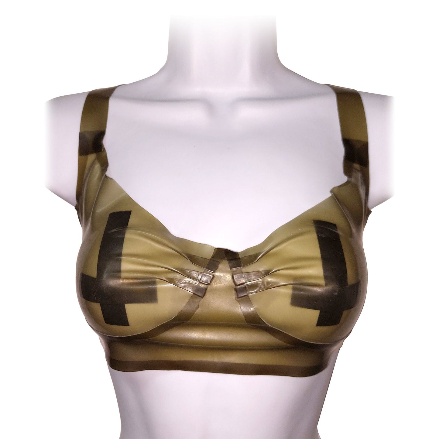 Latex Bra with Adjustable Straps